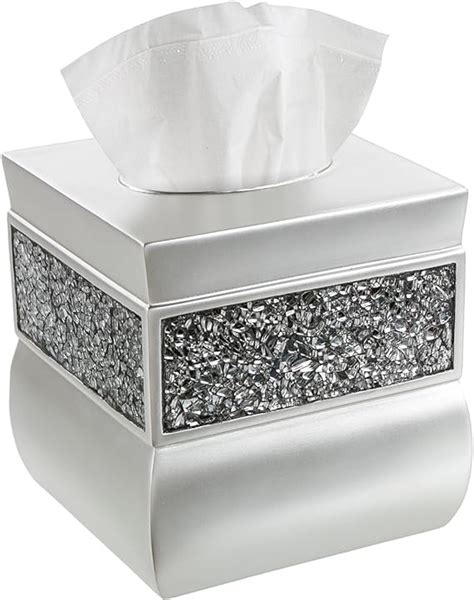 metal tissue box cover uk|polished nickel tissue box cover.